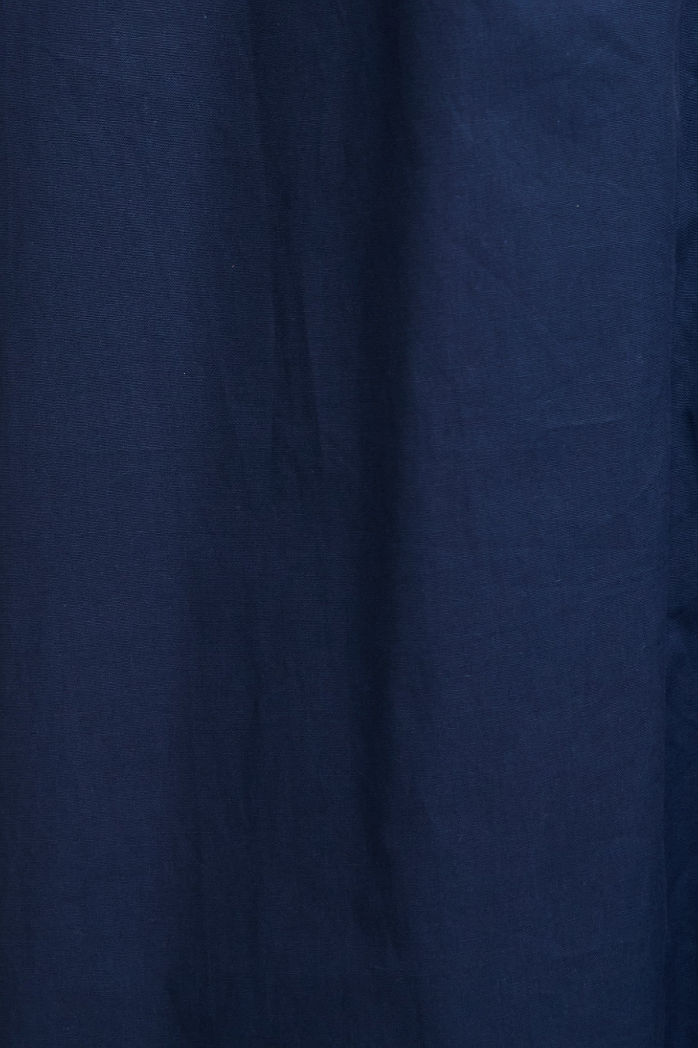 Refined Edge Midi Shirt Dress in Navy Cotton