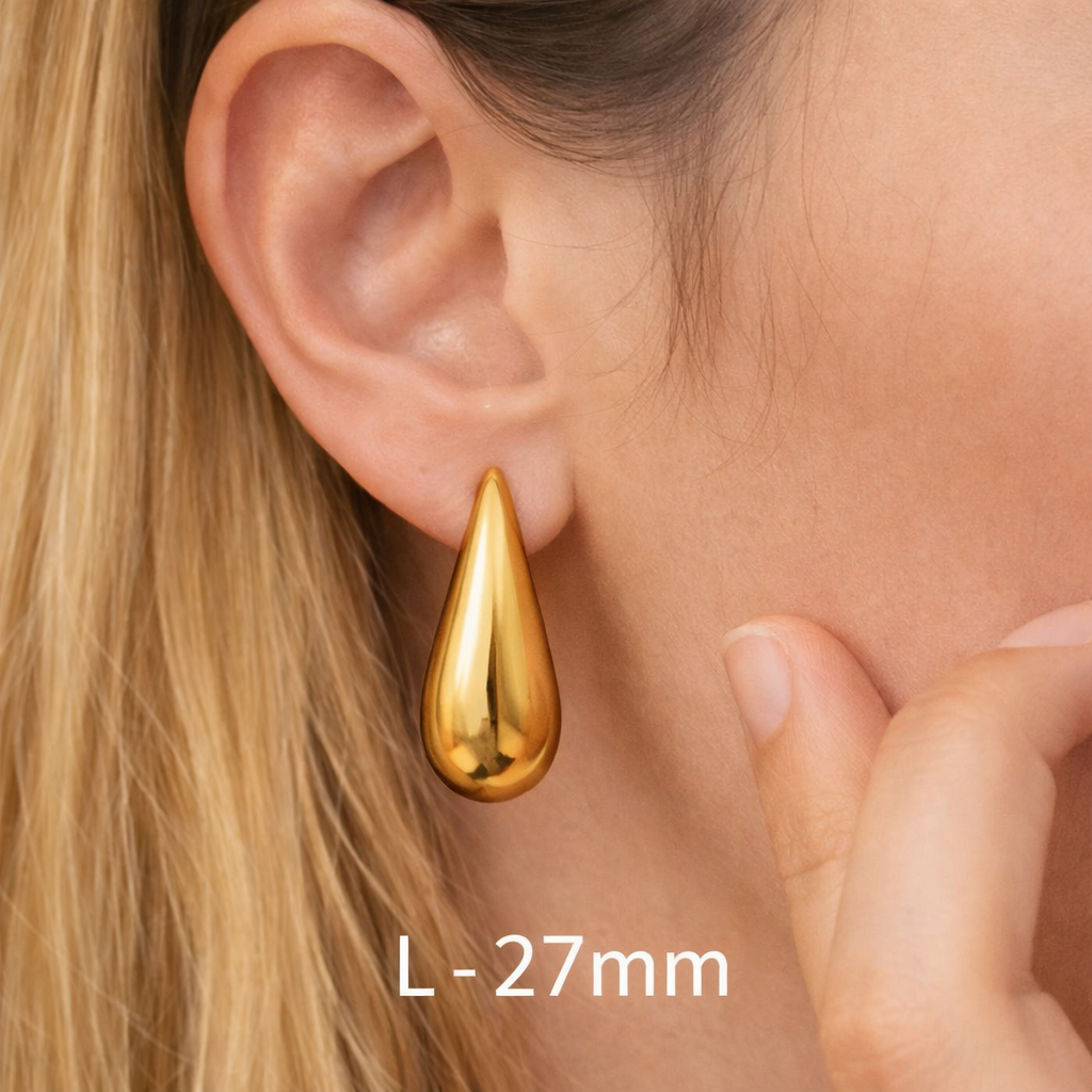 LAUREL – GOLD-PLATED WATER DROPS