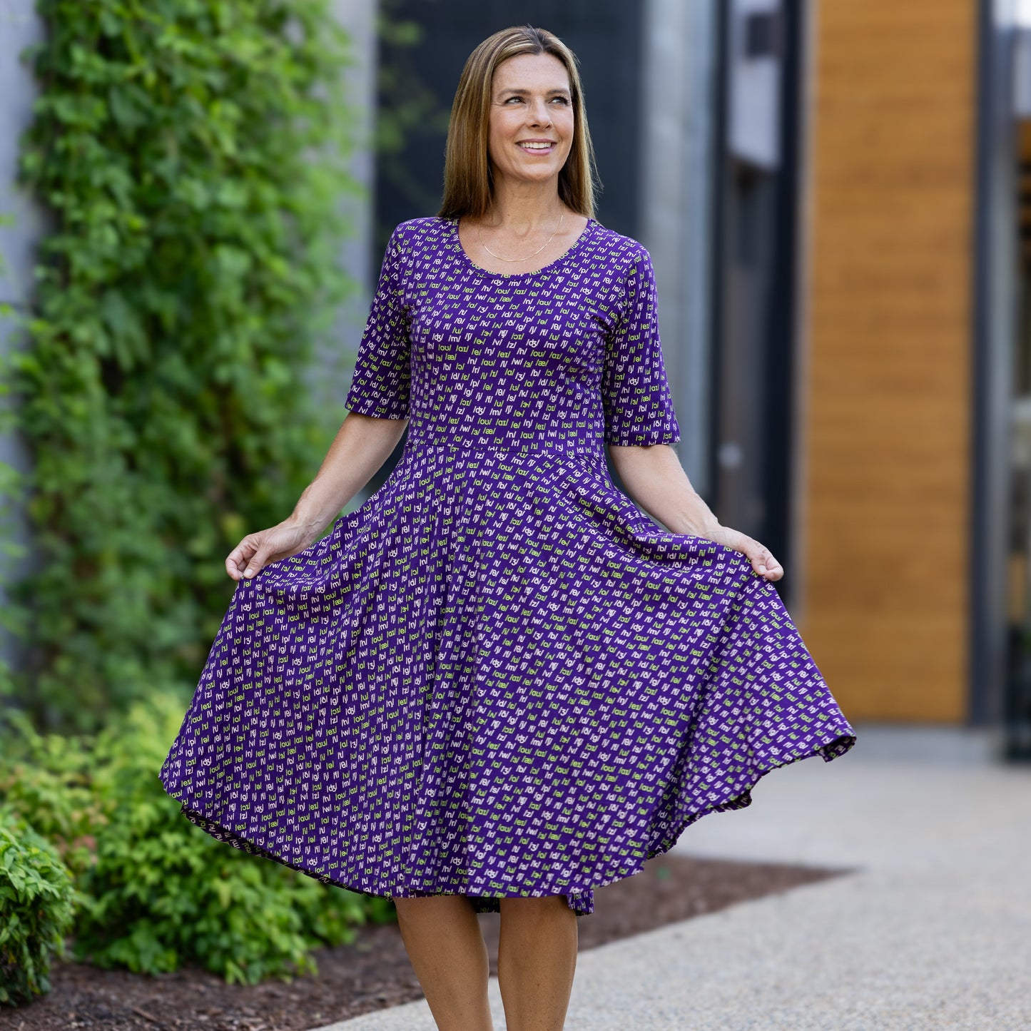 Phonetics Twirl Dress
