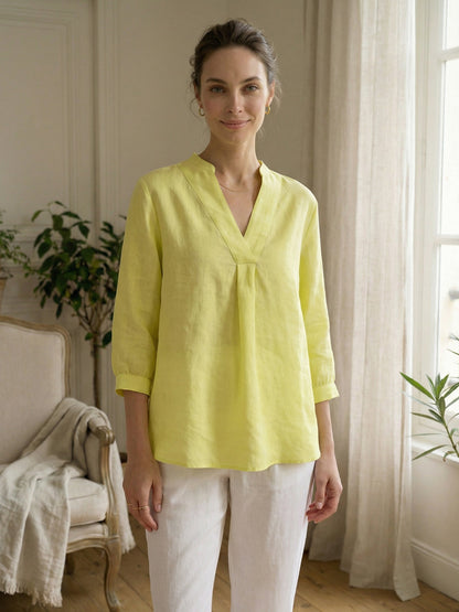 100% Linen Dress Shirt JOANNA