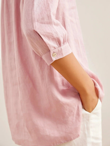 100% Linen Dress Shirt JOANNA