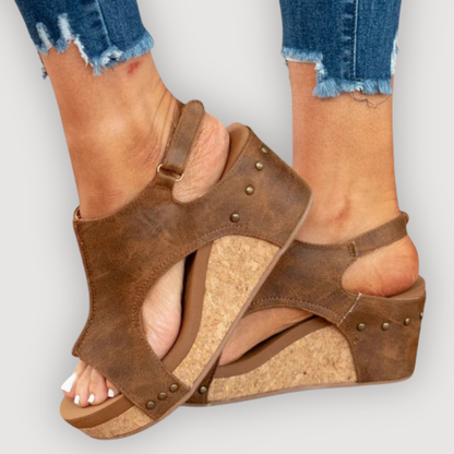 ANNE – COMFY WEDGE SANDALS
