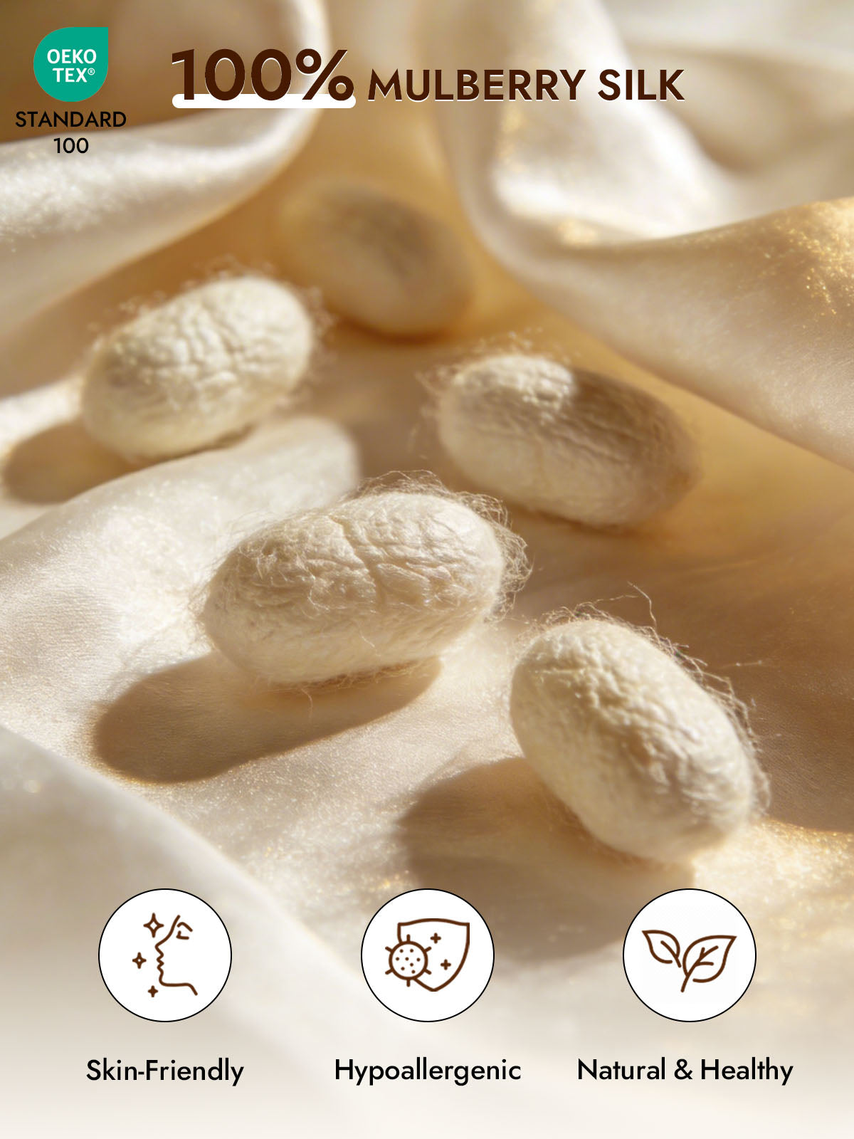 19Momme Women's Pure Silk Crane Print Long Sleeve Pajamas Set