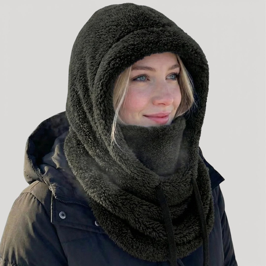 KARYLLE – COSY HOODED SCARF
