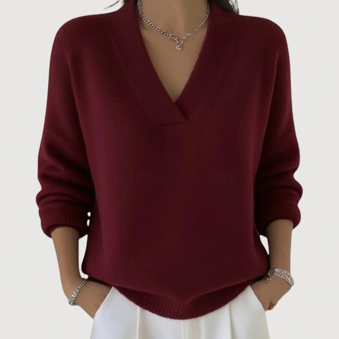 MERLIE – RELAXED V-NECK