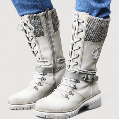 FARAH – WINTER LACE-UP BOOTS