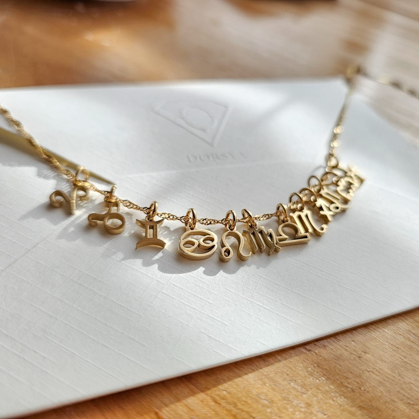 Enchanting Moments ~ Personalise Me Gold Necklace