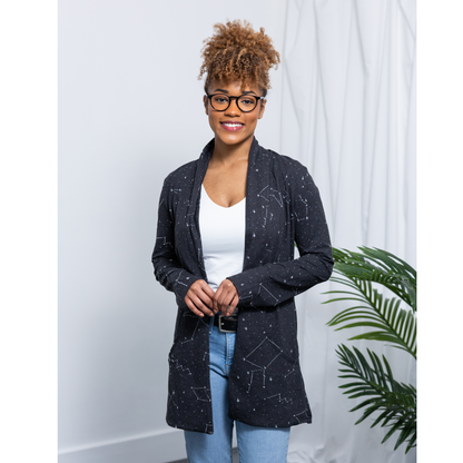 Constellations Burnout Cardigan