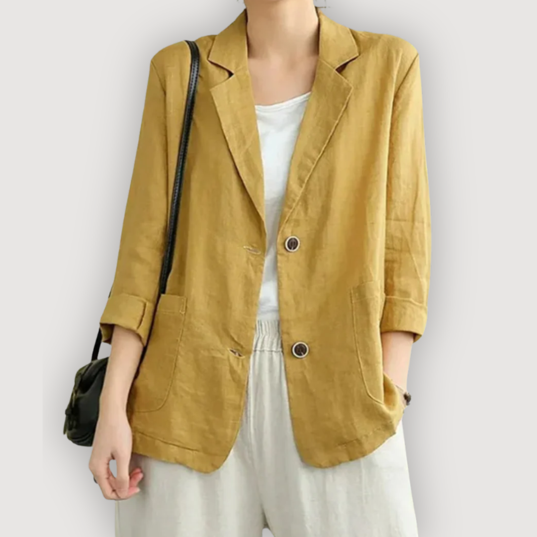 MAREN – LINEN BLAZER