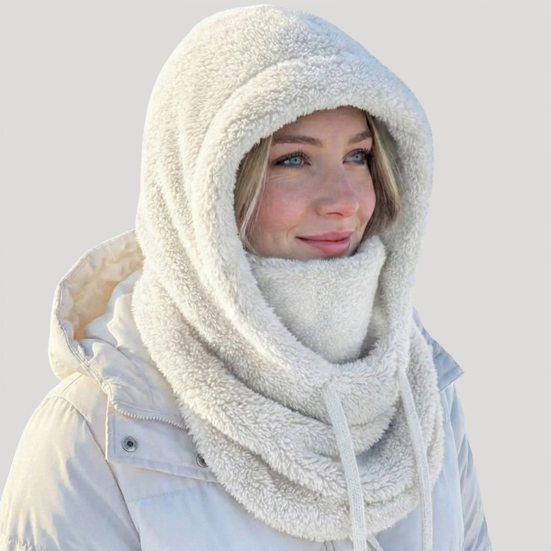 KARYLLE – COSY HOODED SCARF