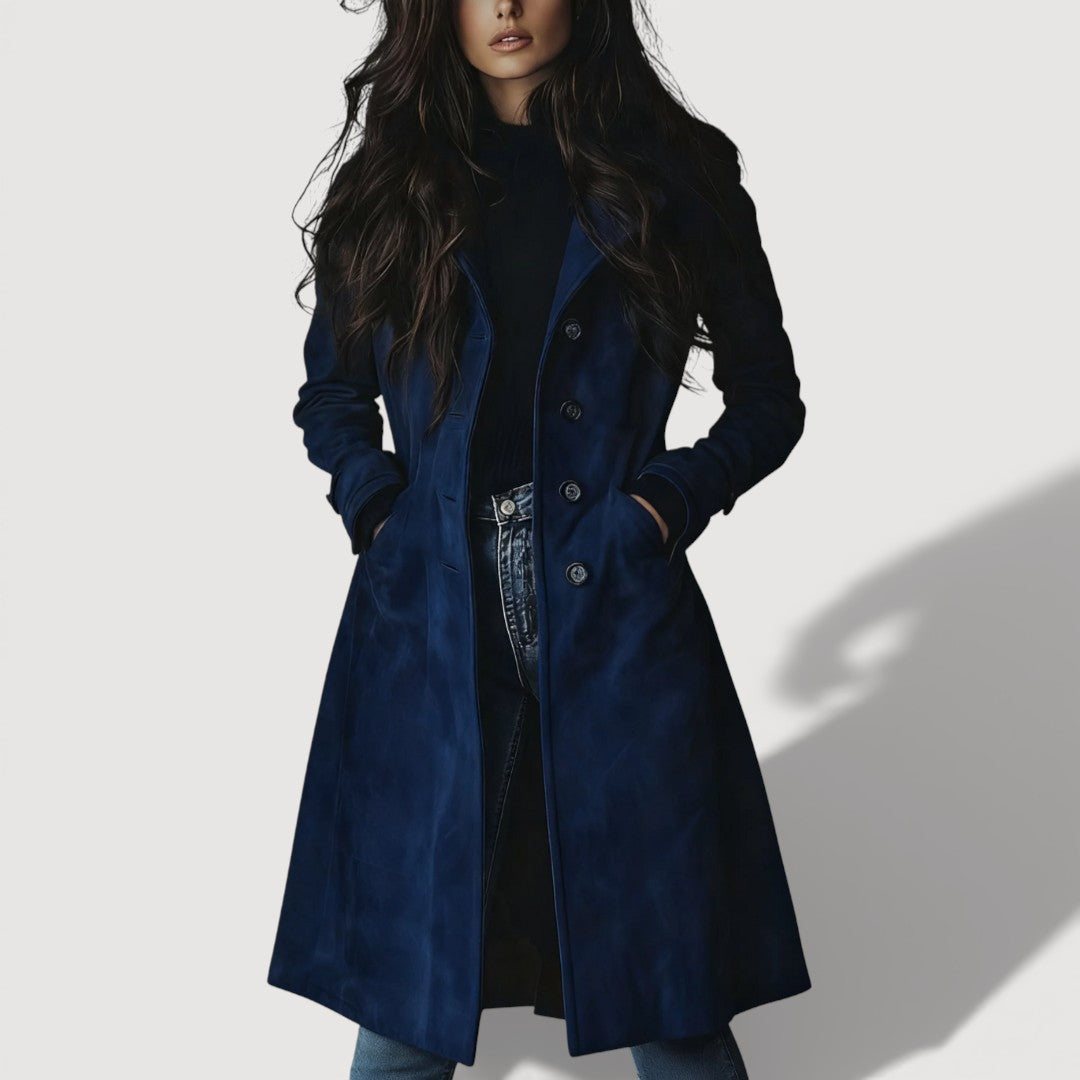 CARMEN – SUEDE TRENCH COAT