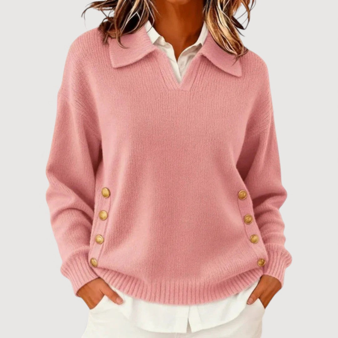 AIRA – BUTTON DETAIL JUMPER