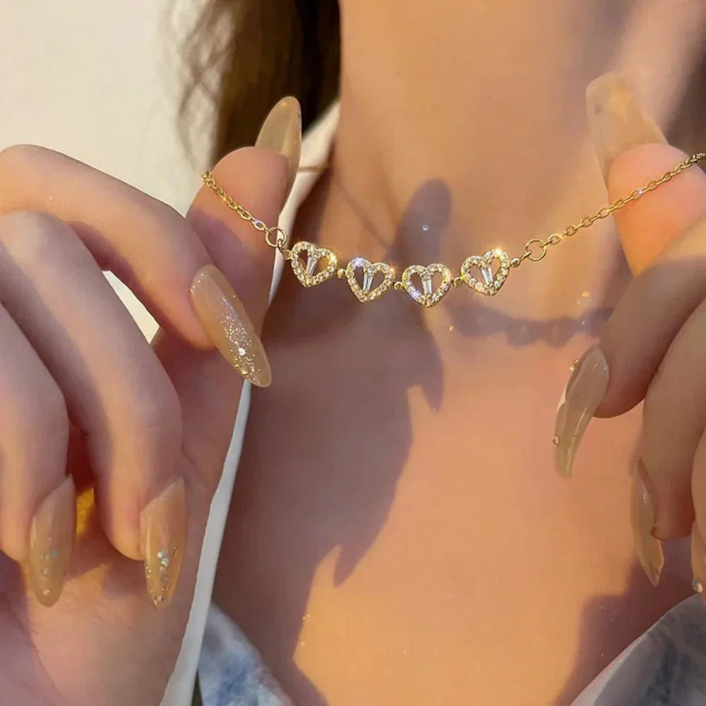 KYLINE – HEART CLOVER NECKLACE