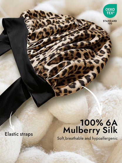 Pure Silk Bowknot Tie Bonnet