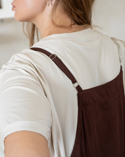 Apron Dress - Chocolate