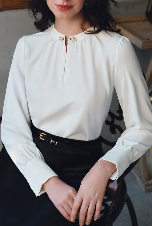 Buvette Pearl Blouse - Ivory