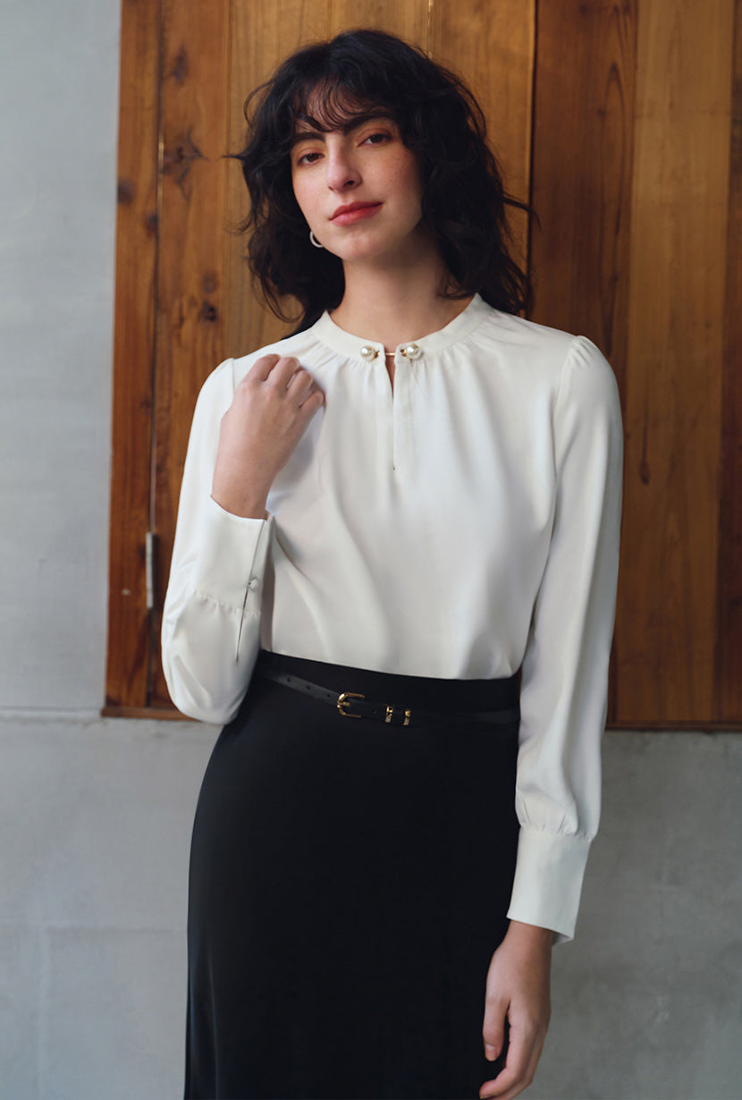 Buvette Pearl Blouse - Ivory