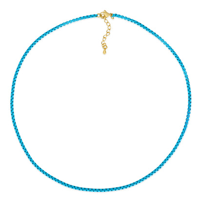 Enamel Link Chain Necklace