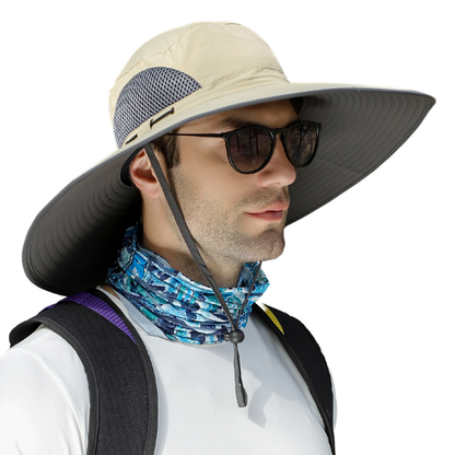 Big Head Extra Wide Brim Sun Hat