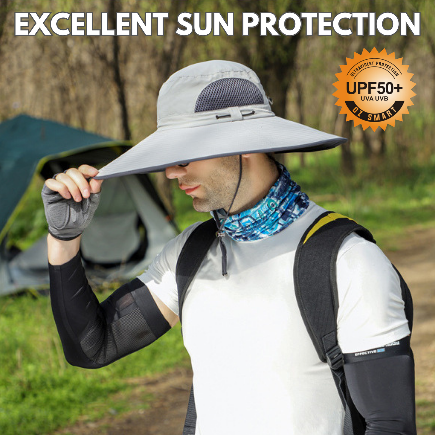 Big Head Extra Wide Brim Sun Hat