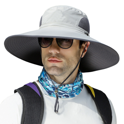 Big Head Extra Wide Brim Sun Hat