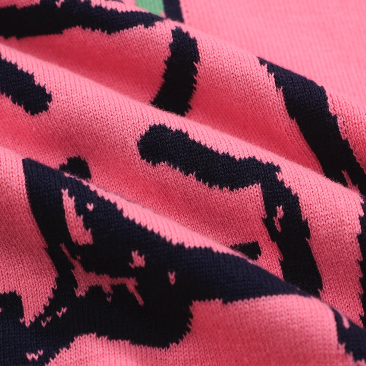 Women’s Pink French Bulldog Sweater – Red Sleeves & Retro Vibe