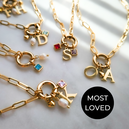 Enchanting Moments ~ Personalise Me Gold Necklace