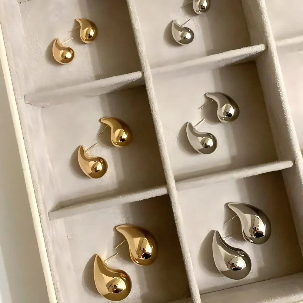 LAUREL – GOLD-PLATED WATER DROPS