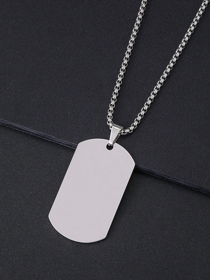 Basic Fashion Pendant Chain Necklace