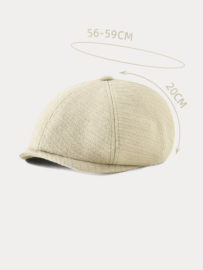 Classic Cotton Warm Newsboy Cap