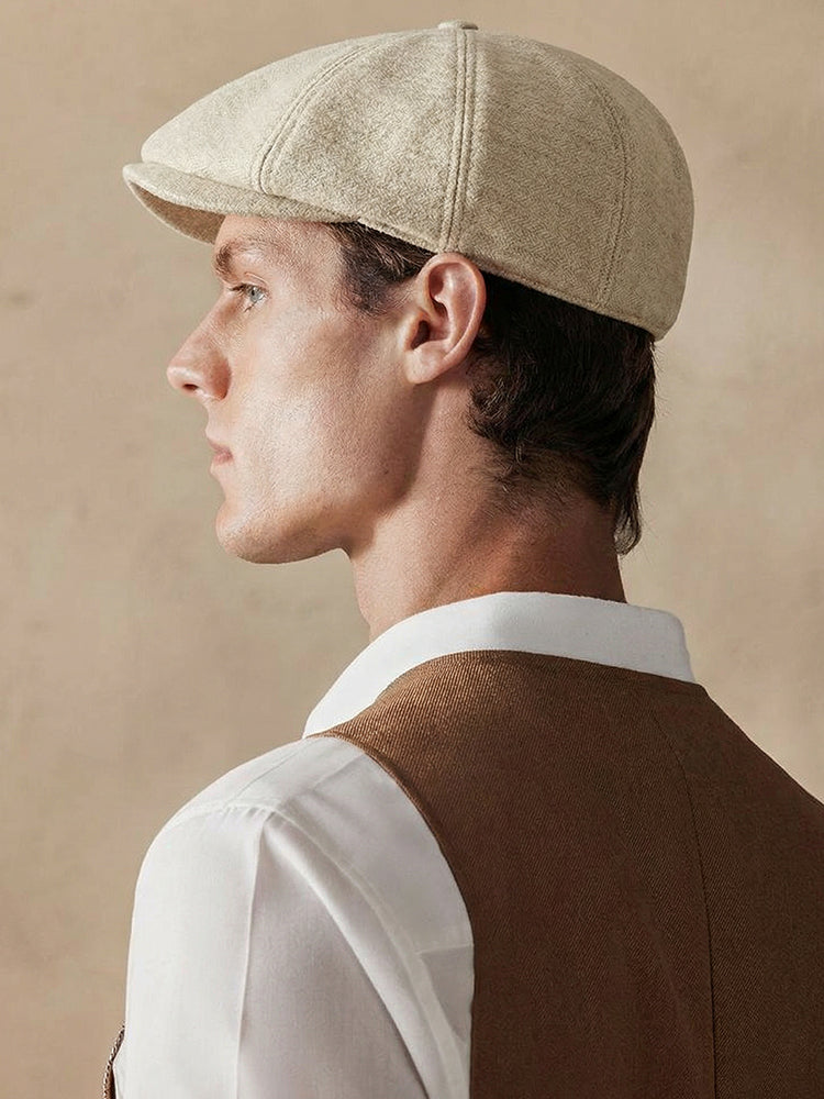 Classic Cotton Warm Newsboy Cap