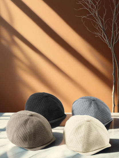 Classic Cotton Warm Newsboy Cap