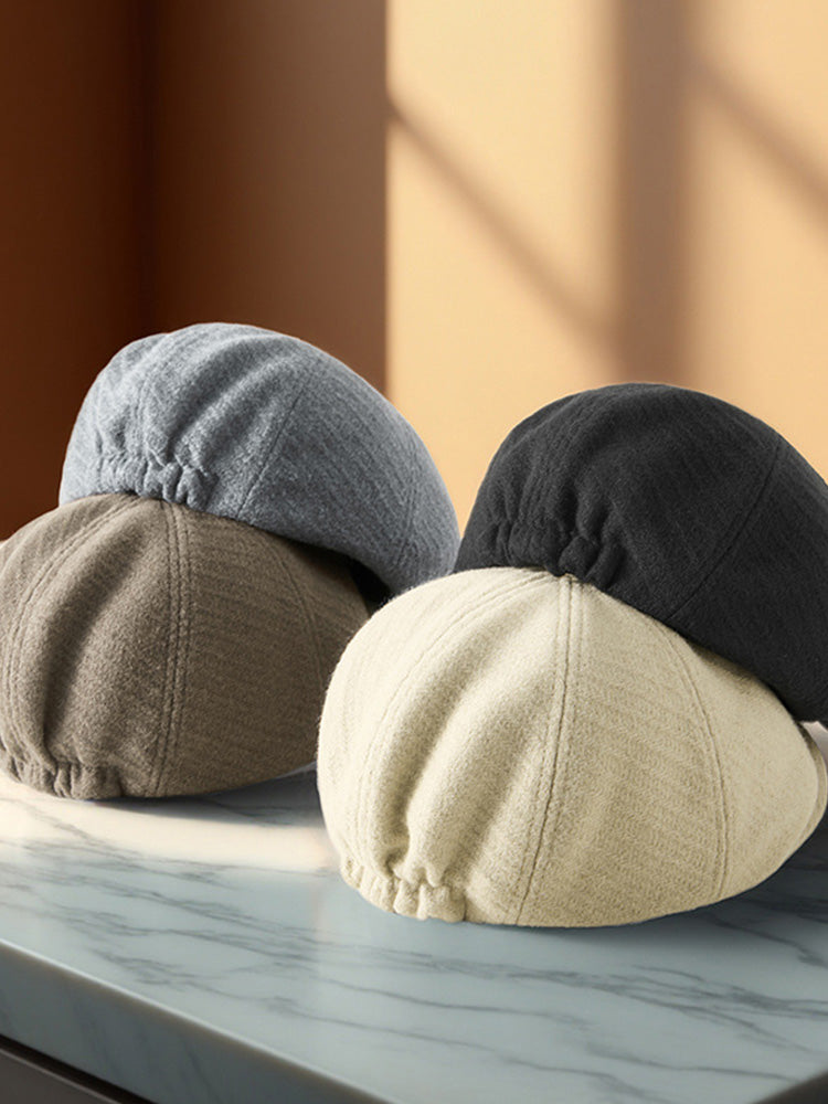 Classic Cotton Warm Newsboy Cap