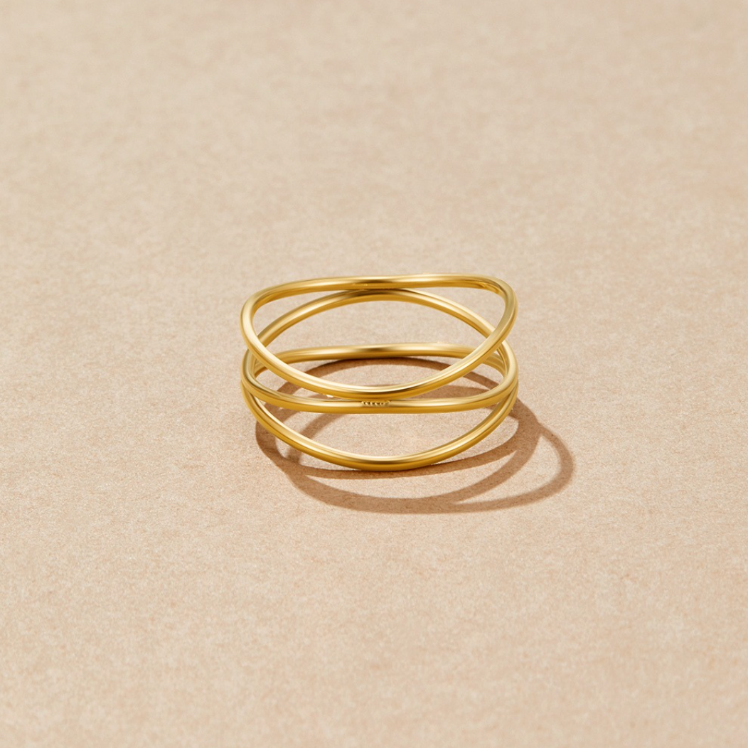 CELIA – GOLD INFINITY RING