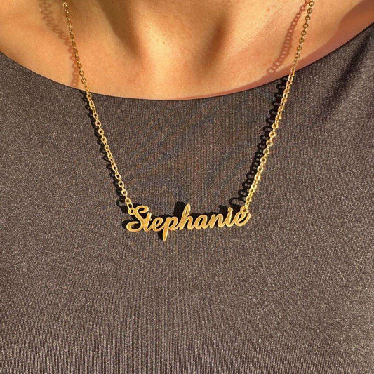 Personalised Ruby Name Necklace (Inclusive Gift Packaging)
