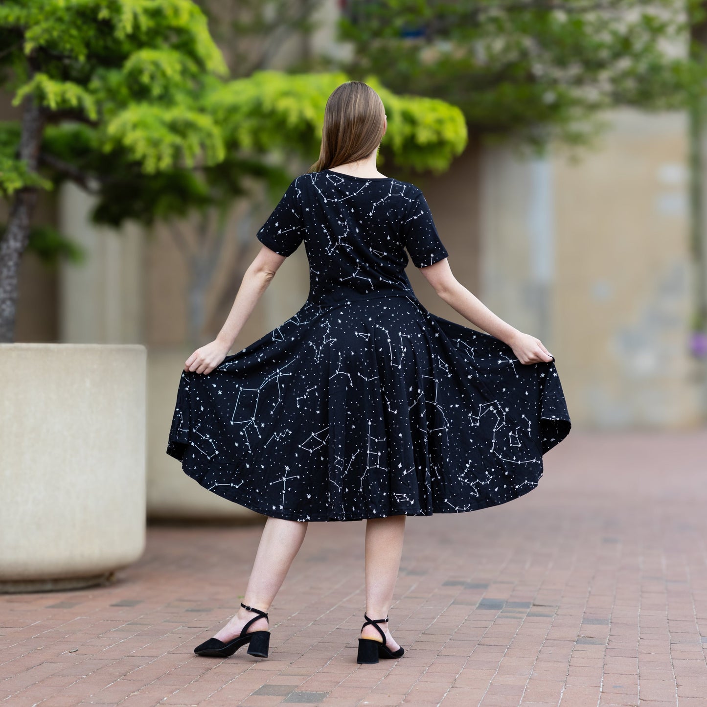 Constellations Glow-in-the-dark Twirl Dress