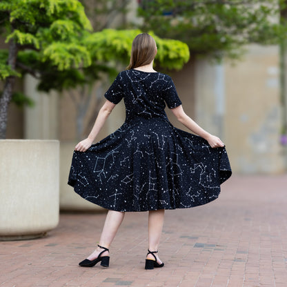 Constellations Glow-in-the-dark Twirl Dress