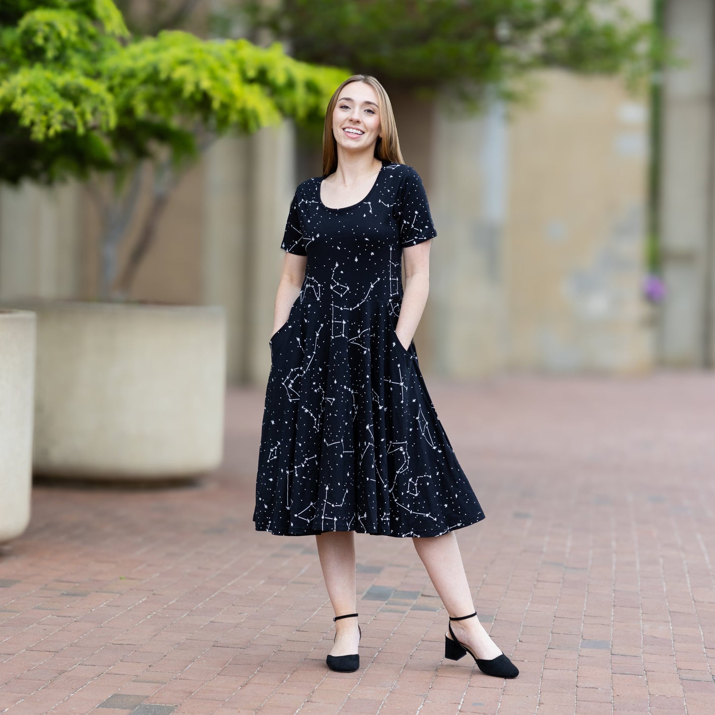 Constellations Glow-in-the-dark Twirl Dress