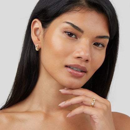NOLA – GOLD & CRYSTAL RING