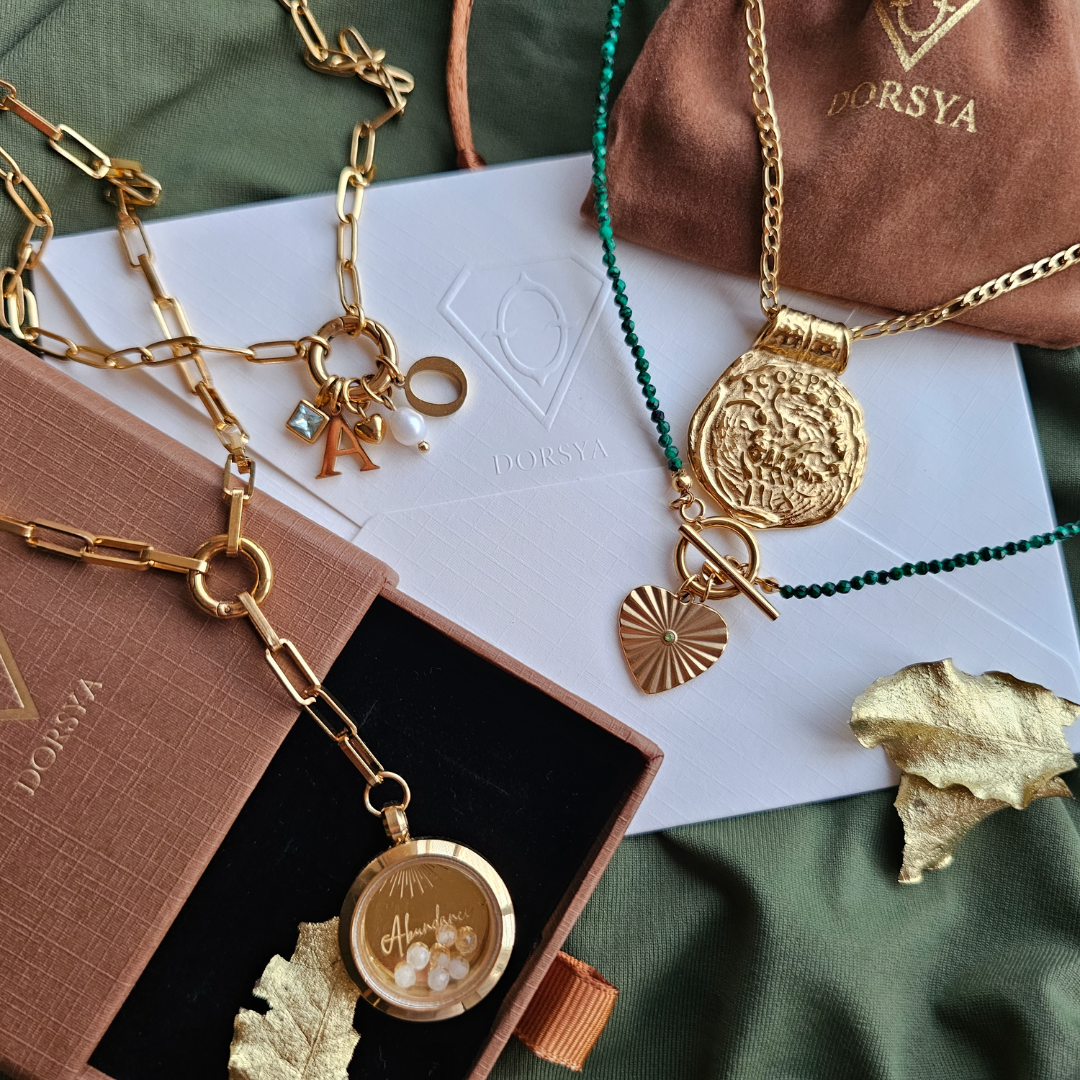 Enchanting Moments ~ Personalise Me Gold Necklace