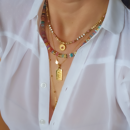 Colours of Summer ~ Multi Gemstone Beaded Necklace