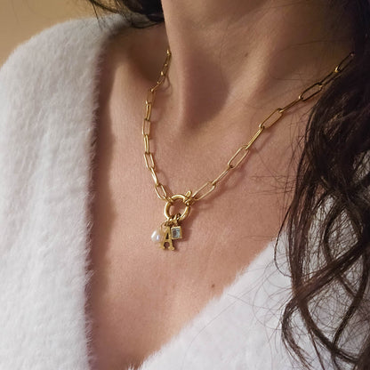 Enchanting Moments ~ Personalise Me Gold Necklace