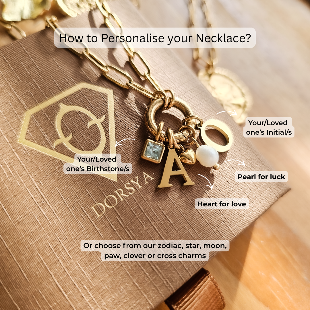 Enchanting Moments ~ Personalise Me Gold Necklace