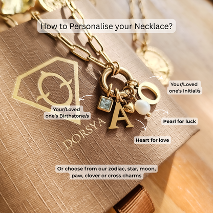 Enchanting Moments ~ Personalise Me Gold Necklace
