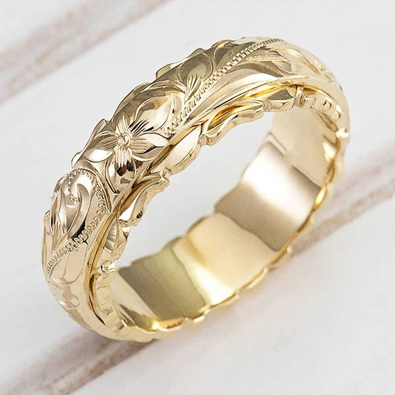HAVEN – WINTER GOLD RING
