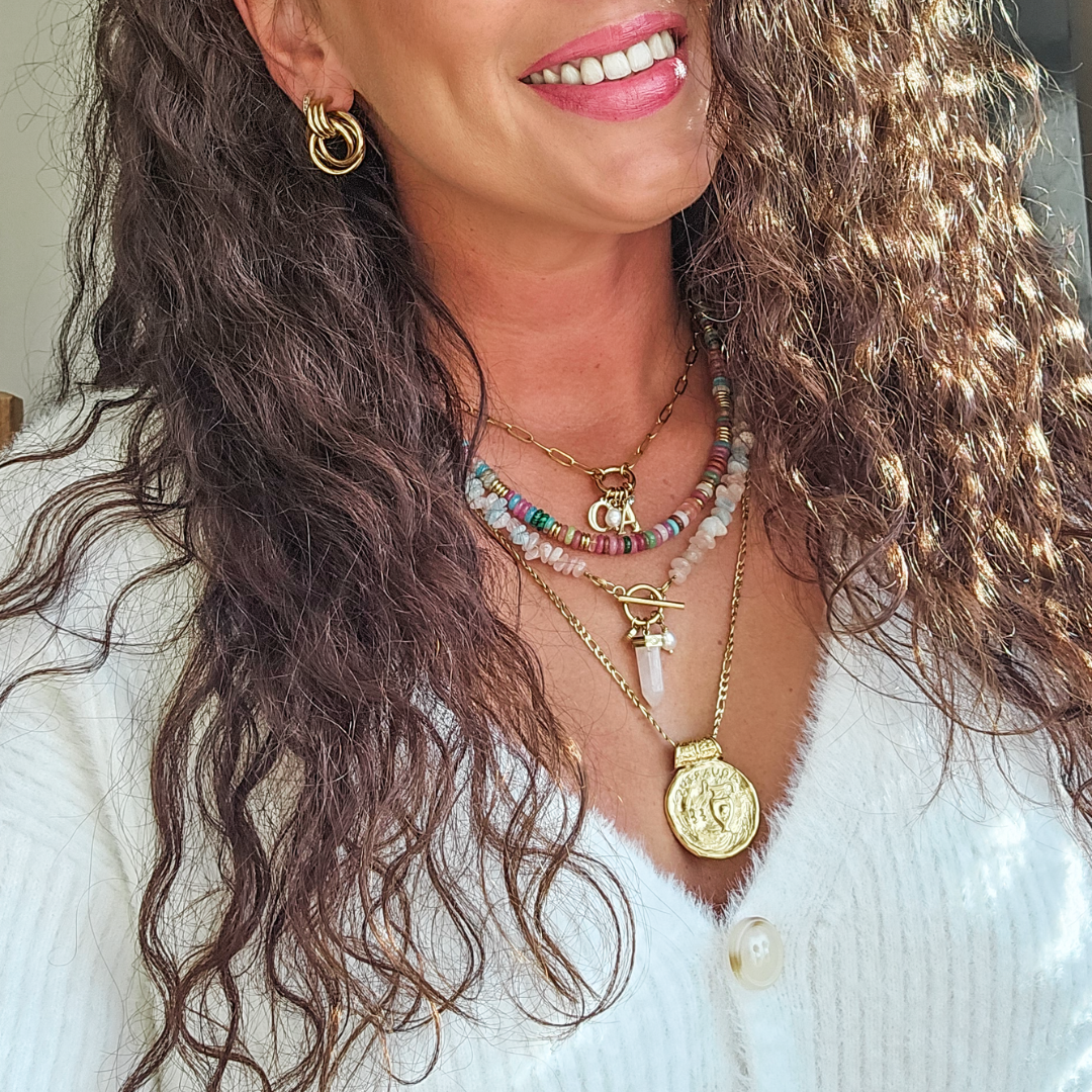 Enchanting Moments ~ Personalise Me Gold Necklace