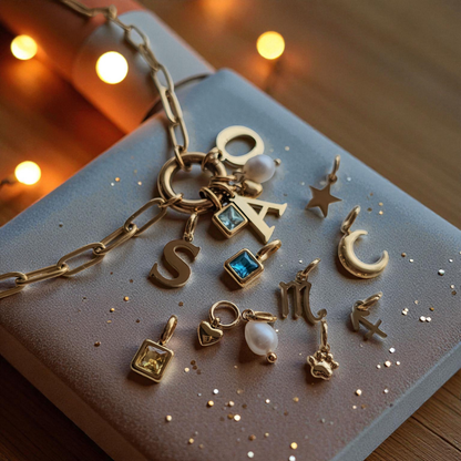 Enchanting Moments ~ Personalise Me Gold Necklace